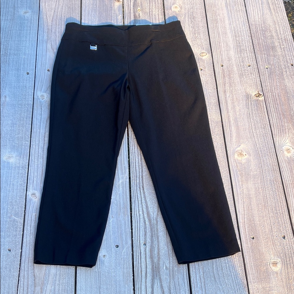 Alfani Black Cropped Dress Pants